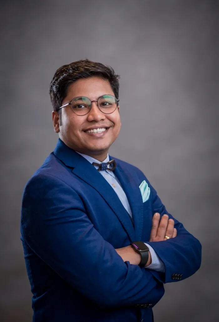Portrait of Abhisek Bagaria.